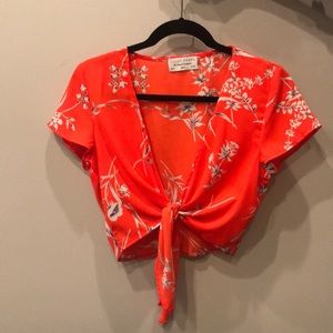 super cute floral crop top make an offer